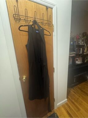 Elhoffer Designs Black Christina Wrap Dress